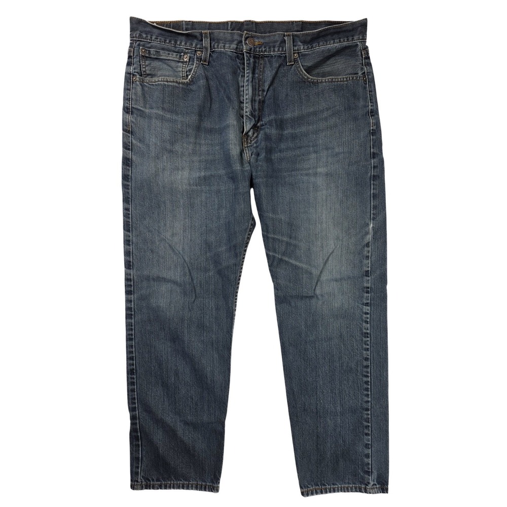Levi's 502 Regular Straight Tapered Fit Blue Wash‎ Denim Jeans Men's Size 38x30